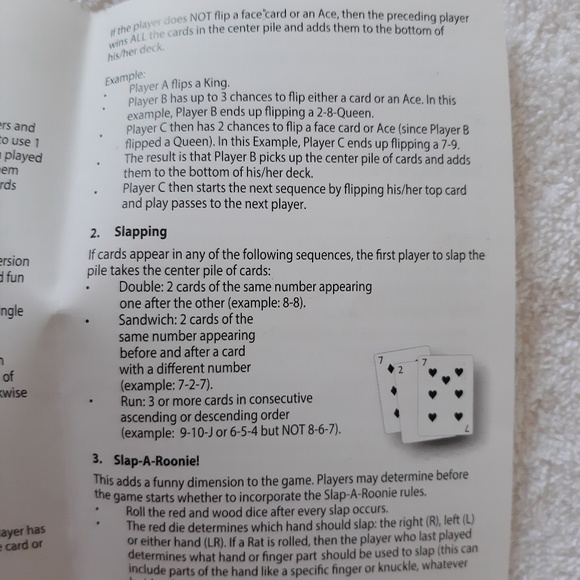 Egyptian Rat Screw Card Game Ages 8+ - Picture 6 of 7